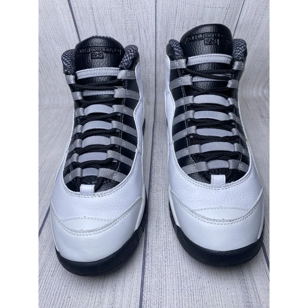 Authentic Men's Size 8 Nike Air Jordan X‎ 10 Retro 2025 Steel HJ6779-104 Worn 1X